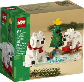 LEGO 40571 Zimowe niedźwiedzie polarne - NOWY 