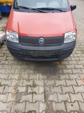 Fiat Panda maska zderzak pas chlodnice lampy 05r