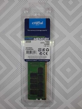 Pamięć Crucial DDR4-2933 RDIMM 1.2V CL21 SERVER 32