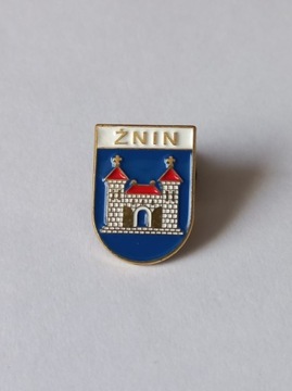 Herb miasta i gmina Żnin wpinka pin metaliczna