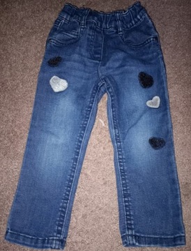 3 pary spodnie jeans rozmiar 92 stan idealny 