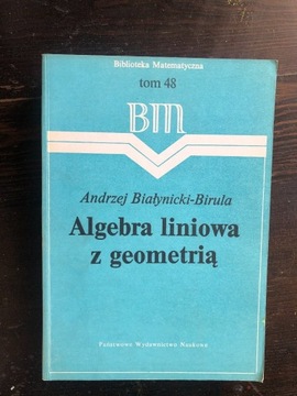 Algebra liniowa z geometrią  A.