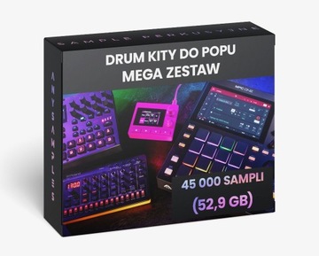 Mega zestaw drum kitów dla muzyki Pop | 52,9 GB