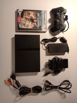 PS2 /  PlayStation 2 slim , SCPH-77004 + Gra