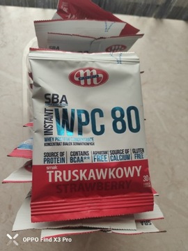 Białko WPC80 mlekovita odżywka truskawka 30g najtaniej 