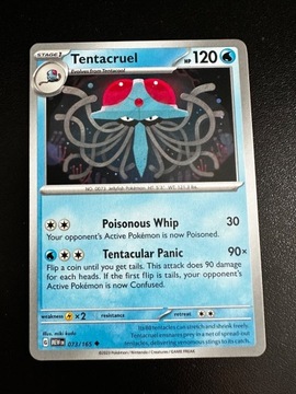 Karta Pokemon Tentacruel 073/151 MEW 151