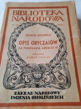 Opis obyczajów - Jędrzej Kitowicz