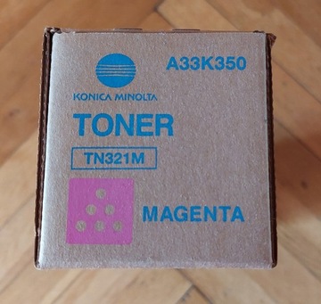 Toner Konica Minolta TN321M magenta A33K350 25k