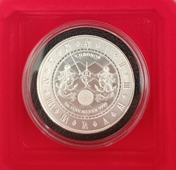 Srebrna Moneta Tokelau Chronos 2021 , 1 oz