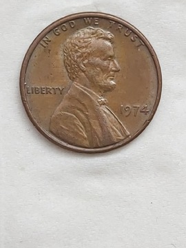 156 USA 1 cent, 1974