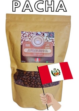 Kawa ziarnista 500g Peru HONEY PROCESS Ameryka Płd