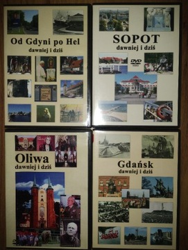 GDAŃSK SOPOT DAWNIEJ I DZIŚ 4 DVD