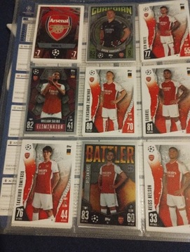 Komplet Arsenal bez nr 45 match attax 