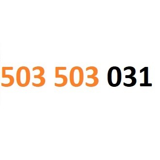 503 503 031 starter orange złoty numer gsm #L