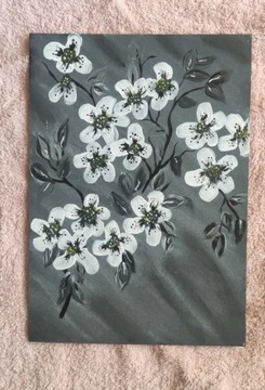 Malunek obrazek kwiaty
