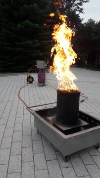 Symulator gaszenia pożarów szkolenia ppoż/gaśnica