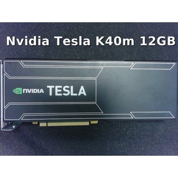 Nvidia Tesla K40m 12GB akcelerator obliczeniowy