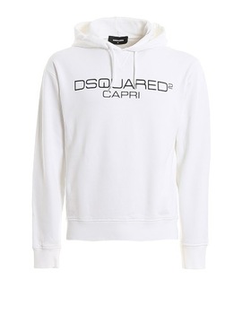 Dsquared2 bluza biała oryginalna XS 34 z kapturem