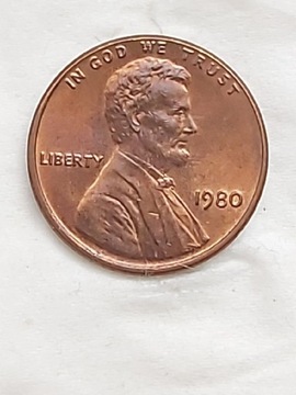 184 USA 1 cent, 1980