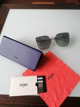 Fendi damskie okulary przeciwsłoneczne 