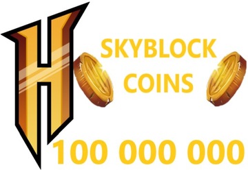 HYPIXEL MINECRAFT 100KK 100 MLN COINS MONET SKYBL