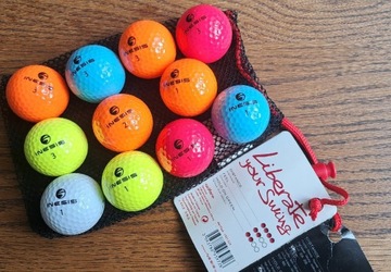 Piłki do golfa Inesis Long 11 sztuk kolorowe