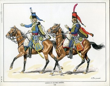 Légion de Lauzun – dwie plansze L. Rousselot'a