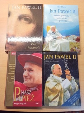 4x Książki - Jan Paweł II papież Karol Wojtyła