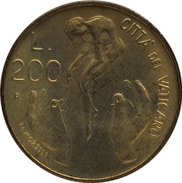 Watykan 200 lire 1983, KM#174