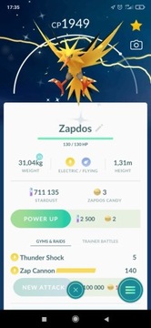  pokemon go Shiny zapdos
