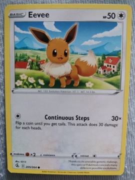 Eevee 205/264 Fusion Strike / Karty Pokemon