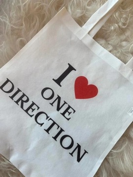 torba i love one direction serce heart tote b