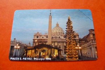 Watykan Plac Św. Piotra 1994 Karta nieużywana