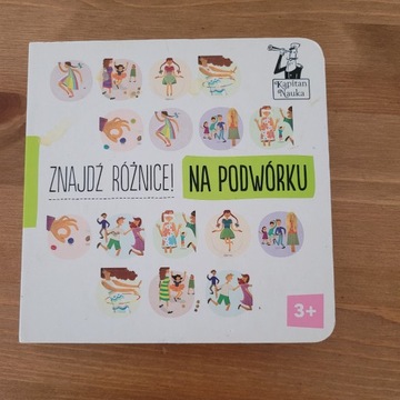 Książka Znajdź Różnice na Podwórku Kapitan Nauka 