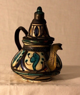 Tradycyjny, Marokański czajniczek.