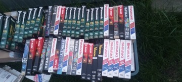 Pakiet 50 kaset VHS filmy koncerty shivaki tdk 