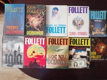 Ken Follett zestaw 10 powieści