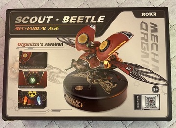 Robot – Rokr Scout Iq Beetle metalowe puzzle 3D