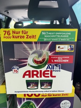 Ariel All in One kapsułki z Niemiec 76 szt 