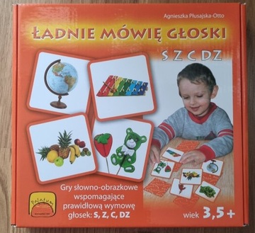 Ładnie mówię głoski S Z C DZ – gra logopedyczna