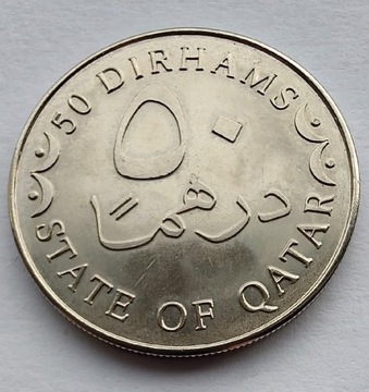 KATAR Qatar 50 Dirhams 2012 MENNICZA