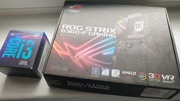 Rog Strix B360- F Gaming + pozostałe