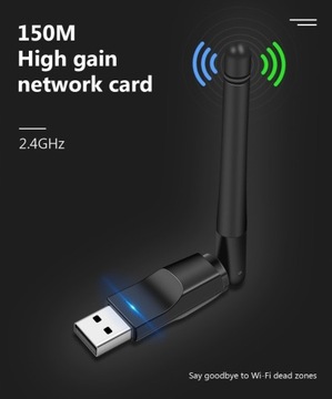 KARTA WIFI SIECIOWA USB ZEWNĘTRZNA MT7601