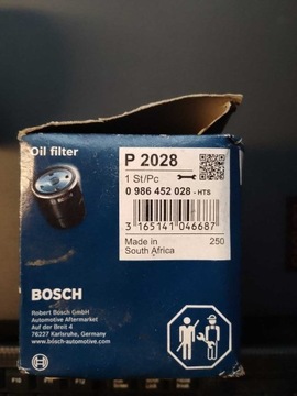 filtr oleju BOSCH nr  0 986 452 028