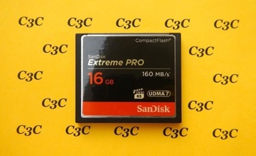 CompactFlash 16 GB ~~ SanDisk Extreme PRO 160 MB/s