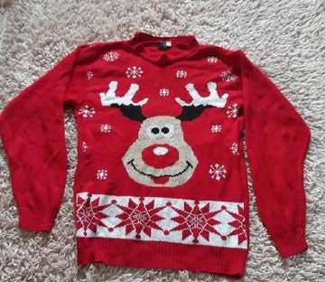 Sweter Świąteczny Renifer M