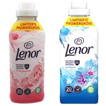 Lenor zestaw 2 płynów do płukania tkanin 500 ml DE