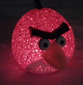 Angry Birds czerwony figurka świecąca w ciemności