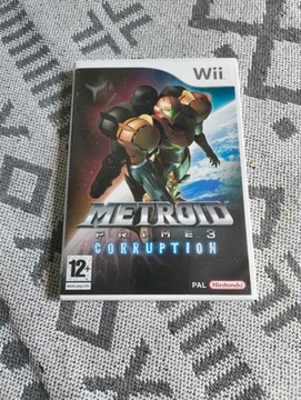 Gra Metroid prime 3 corruption Nintendo WII 3xA komplet BDB