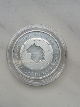 Niemcy 10 Euro 2003 r FIFA 2006 srebro 